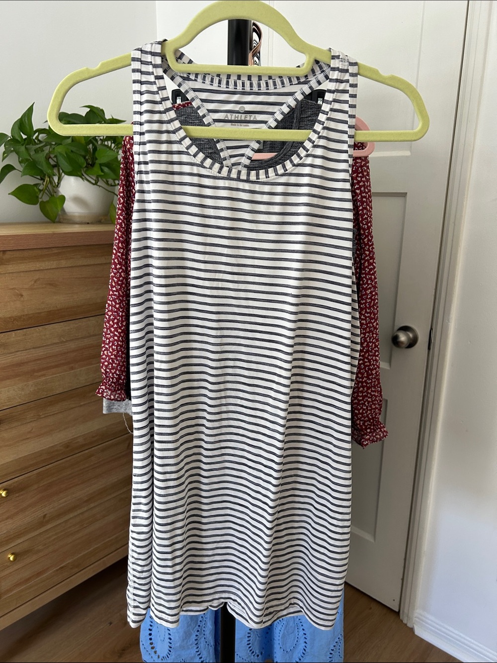 Athleta Racerback Tank. Size medium. PTP 19.5”. See description.